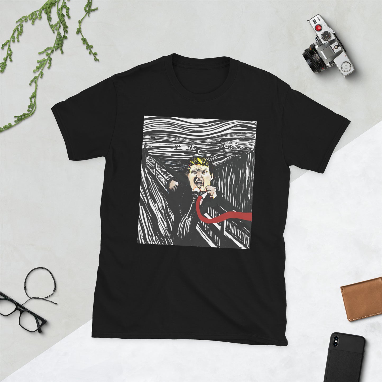 Trump Scream Short-Sleeve Unisex T-Shirt